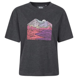 Mountain Warehouse Womens/Ladies Landscape Boxy T-Shirt - 18 UK, Charcoal