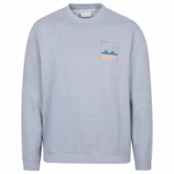 Mountain Warehouse Mens Regional Cornwall Sweatshirt - S, Light Grey