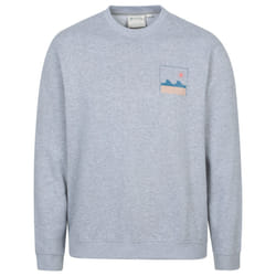 Mountain Warehouse Mens Regional Cornwall Sweatshirt - S, Light Grey