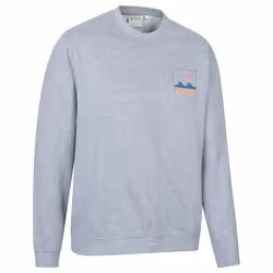Mountain Warehouse Mens Regional Cornwall Sweatshirt - S, Light Grey