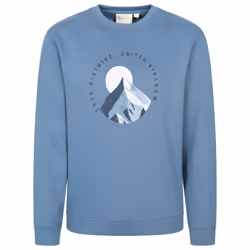 Mountain Warehouse Mens Regional District Lake Sweatshirt - XL, Blue