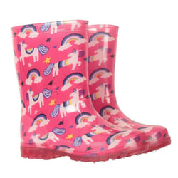 Mountain Warehouse Toddler Splash Light Up Wellington Boots - 12 UK Child, Pink