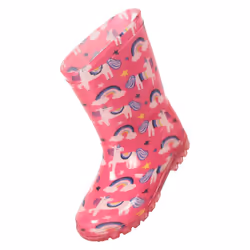 Mountain Warehouse Toddler Splash Light Up Wellington Boots - 12 UK Child, Pink