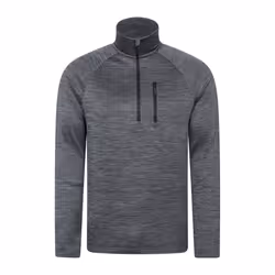 Mountain Warehouse Mens Half Zip Midlayer - XXL, Grey