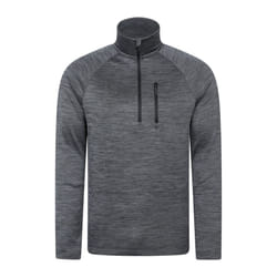 Mountain Warehouse Mens Half Zip Midlayer - XXL, Grey
