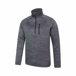 Mountain Warehouse Mens Half Zip Midlayer - XXL, Grey