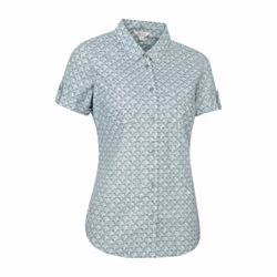 Mountain Warehouse Womens/Ladies Coconut Tree Short-Sleeved Shirt - 10 UK, Light Khaki