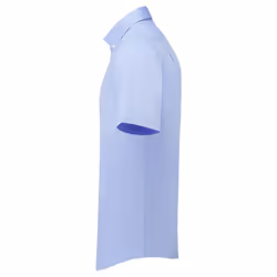 Premier Mens Supreme Oxford Short-Sleeved Formal Shirt - 3XL, Oxford Blue