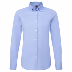 Premier Womens/Ladies Supreme Oxford Long-Sleeved Formal Shirt - XL, Oxford Blue