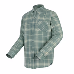 Regatta Mens Loran Checked Long-Sleeved Shirt - L, Glacier