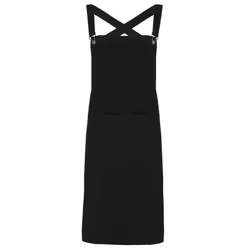 Premier Barista Cross Back Full Apron - One Size, Black