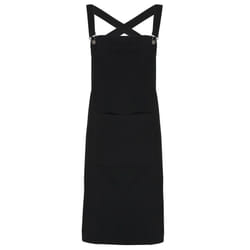 Premier Barista Cross Back Full Apron - One Size, Black