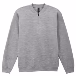 Gildan Unisex Adult Softstyle Midweight Quarter Zip Sweatshirt - L, Sport Grey