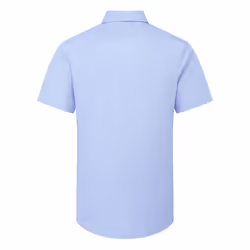 Premier Mens Supreme Oxford Short-Sleeved Formal Shirt - XL, Oxford Blue