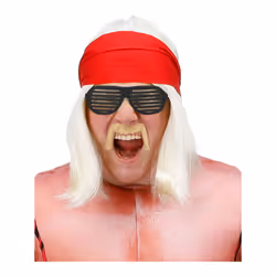 Smiffys 90s Wrestling Star Costume Accessory Set - One Size, Blonde