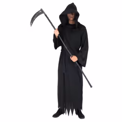 Smiffys Mens Grim Reaper Costume Robe - L, Black