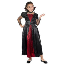 Smiffys Girls Deluxe Vampire Princess Costume Set