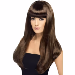 Smiffys Babelicious Straight Fringe Wig