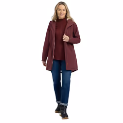 Trespass Womens/Ladies Risha TP50 Fleece Lined Waterproof Jacket - XS, Mulberry