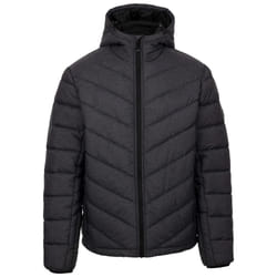 Trespass Mens Didmarton Padded Jacket - M, Dark Grey Marl
