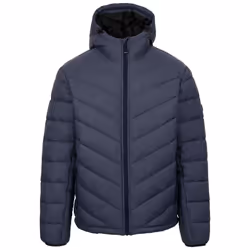 Trespass Mens Didmarton Padded Jacket - S, Navy Marl
