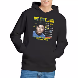 Star Trek Mens All of the Above Hoodie - S, Black