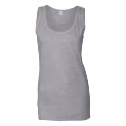 Gildan Womens/Ladies Soft Tank Top - L, Sports Grey