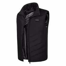 Ribbon Unisex Adult Eskimo Padded Gilet - XL, Black
