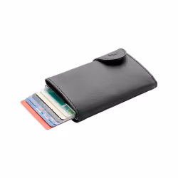 C-Secure RFID Wallet and Card Holder Set - One Size, Black
