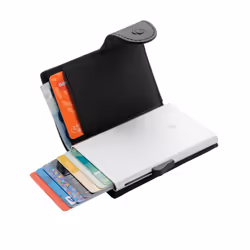 C-Secure RFID Wallet and Card Holder Set - One Size, Blue