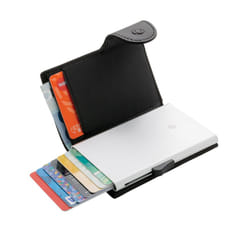 C-Secure RFID Wallet and Card Holder Set - One Size, Blue