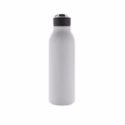 Avira Ara Flip Top Recycled Stainless Steel 500ml Water Bottle - One Size, White
