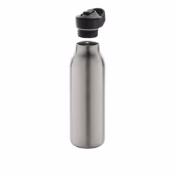Avira Ara Flip Top Recycled Stainless Steel 500ml Water Bottle - One Size, Silver