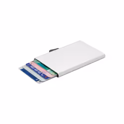 C-Secure Aluminium RFID Blocking Card Holder - One Size, Silver