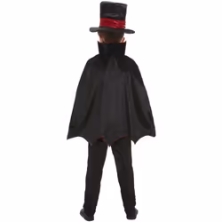 Smiffys Childrens/Kids Vampire Costume Set - 10-12 Years, Black/Red/White