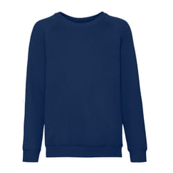 Fruit of the Loom Childrens/Kids Classic Raglan Sweatshirt - 12-13 Years, Navy