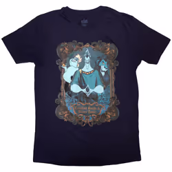 Disney Unisex Adult Villains Crushed Souls T-Shirt - S, Navy Blue