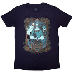 Disney Unisex Adult Villains Crushed Souls T-Shirt - S, Navy Blue