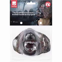Smiffys Unisex Adult Make-Up FX Werewolf Latex Costume Prosthetics
