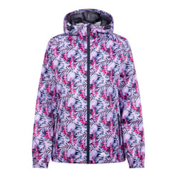 Trespass Womens/Ladies Indulge Foliage Print Packaway Jacket - XS, Pink/Lilac
