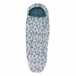 Trespass Childrens/Kids Bunka 3 Season Tropical Birds Lightweight Mummy Sleeping Bag