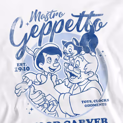 Pinocchio Unisex Adult Geppetto Sweatshirt - L, White
