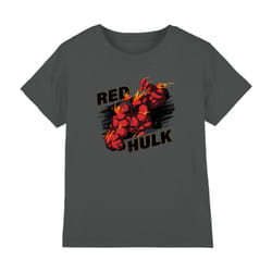 Marvel Childrens/Kids Red Hulk Fire T-Shirt - 9-10 Years, Charcoal