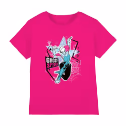 Marvel Childrens/Kids Webstar Ghost-Spider T-Shirt - 12-13 Years, Fuchsia