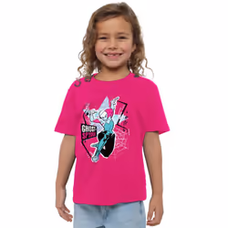 Marvel Childrens/Kids Webstar Ghost-Spider T-Shirt - 12-13 Years, Fuchsia