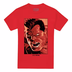 Marvel Mens Red Hulk Roar T-Shirt - S, Red