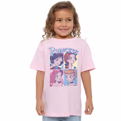 Disney Princess Childrens/Kids Anime T-Shirt - 9-11 Years, Light Pink