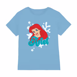Disney Princess Childrens/Kids Ariel Headshot T-Shirt - 9-11 Years, Sky Blue