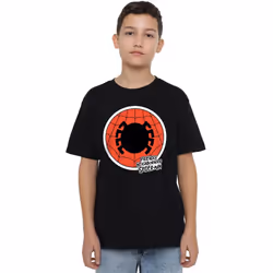 Spider-Man Childrens/Kids Friendly Neighborhood Badge T-Shirt - 12-13 Years, Black