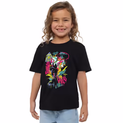 Marvel Childrens/Kids Ghost-Spider Neon Graffiti T-Shirt - 7-8 Years, Black